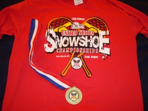 Event shirt and top-3 age group medal