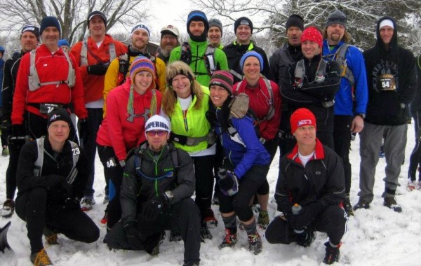 All the 2013 Wilderness Athlete Gnarly Bandit contestants prior to the start of the race