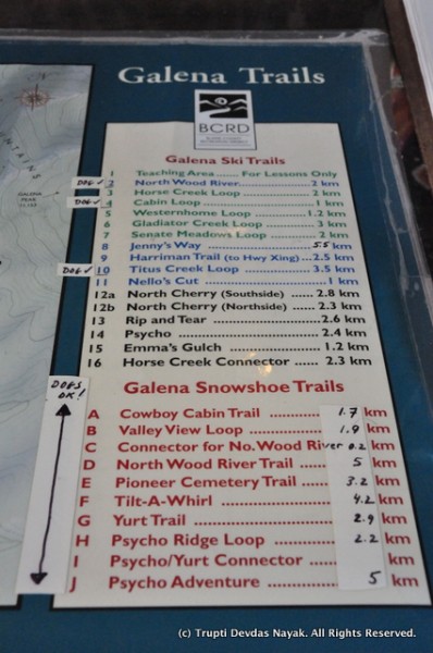 Snowshoe trails and more at Galena Lodge