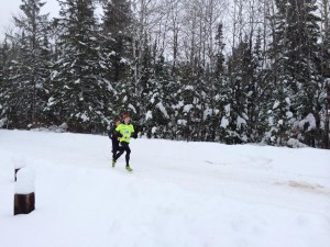 35-Mile Silver Medalist Greg Danowski Moves Fast In The Snow