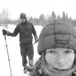 Life Of Tuscobia Race Directors Helen and Chris Scotch Checking Trails near Ojibwa