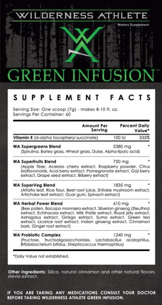 incivility WA Green infusion ingredients