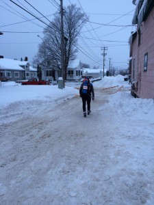 Mark Scotch Out The CCC Back Door To Start His 150-Mile Ski